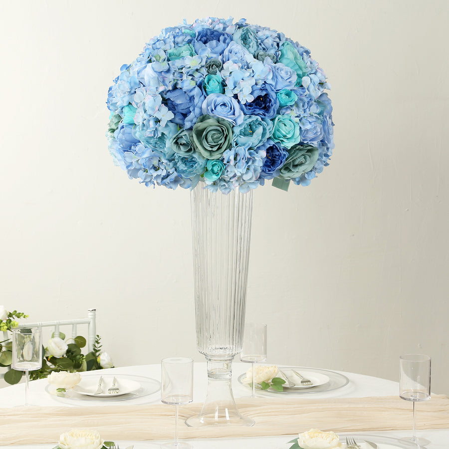 Pre-Arranged Silk Rose Bouquet Floral Arrangement Table Decor