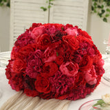 Pre-Arranged Silk Rose Bouquet Floral Arrangement Table Decor