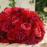 Pre-Arranged Silk Rose Bouquet Floral Arrangement Table Decor