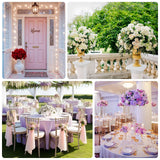 22-Inch Lavender Lilac Silk Flower Grand Centerpiece – Pre-Arranged Artificial Rose