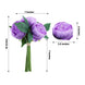 5 Flower Head Lavender Lilac Peony Bouquet | Artificial Silk Peonies Spray
