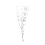 6 Pack Metallic Silver Extra Long Willow Tree Branches#whtbkgd