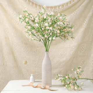 Enhance Your Event with Blush Artificial Silk Babys Breath Gypsophila Flowers