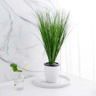 Add a Touch of Natural Beauty with 20" Green Artificial Indoor/Outdoor Decorative Grass Sprays