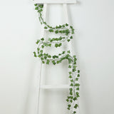 12 Pack 6.5ft Artificial Ivy Leaf Garland - Silk Hanging Vines for Wedding