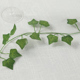 12 Pack 6.5ft Artificial Ivy Leaf Garland - Silk Hanging Vines for Wedding