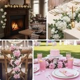 Elegant floral decorations for various events, including dining and celebrations.