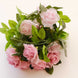 2 Pack 7ft Blush Dusty Rose Artificial Silk Flower Garland Rose Vines 26 Flower Heads#whtbkgd