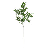 2 Bushes | 42inch Tall Light Green Artificial Silk Beech Leaf Branches, Faux Stem Vase Fillers
