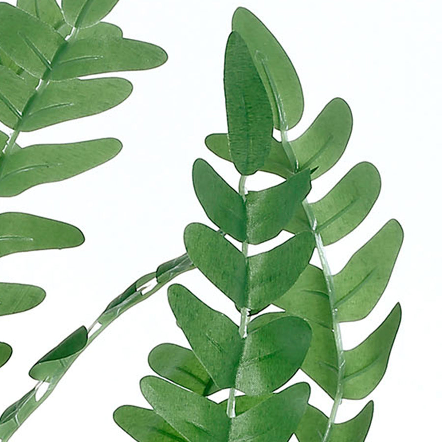 2 Bushes | 42inch Tall Light Green Artificial Silk Honey Locust Branches, Faux Stem Fillers#whtbkgd