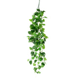 3 Pack Green Artificial Ivy Leaf Garland Hanging Vines