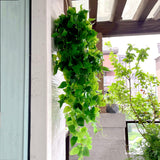3 Pack Green Artificial Ivy Leaf Garland Hanging Vines