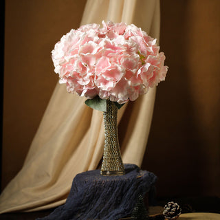 Blush Pink Artificial Silk Hydrangea Flower Bouquets