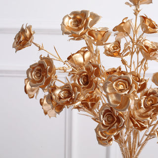 Unleash Your Creativity with Metallic Gold Decorative Floral Branches