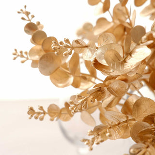 Unleash Your Creativity With Metallic Gold Eucalyptus Leaf Sprays