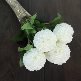 Elevate Your Wedding Decor with Ivory Artificial Silk Chrysanthemum Flowers