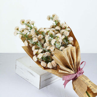 Create Stunning Events with Ivory Silk Chrysanthemum Mum Flower Bouquets