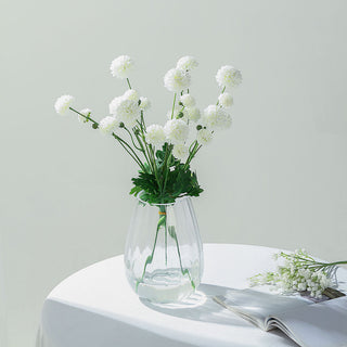 Elevate Your Décor with 2 Bushes of Ivory Artificial Flowers