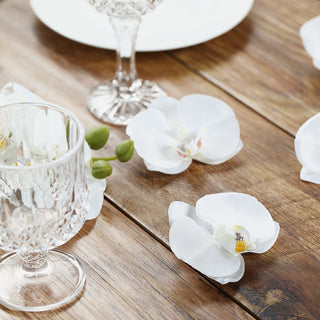Add Elegance with White Artificial Silk Orchids