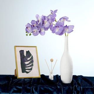 Elegant Lavender Lilac Artificial Silk Orchid Bouquets
