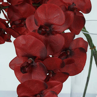 Elevate Your Event Decor with Red Silk Orchid Bouquets