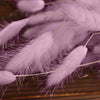 50 Pack | 15inch Lavender Lilac Rabbit Tail Dried Pampas , Boho Flower Arrangement Sprays#whtbkgd