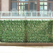 12 Pack Dark Green Artificial Ivy Hedge Privacy Screen Fence Wall Panel, Faux Leaf Greenery Backdrop
