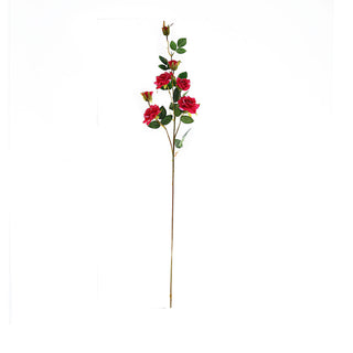 Create Stunning Floral Arrangements with Fuchsia Artificial Silk Rose Bouquet