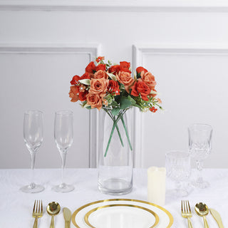 Add Elegance to Your Wedding Decor with Terracotta (Rust) Rose Bushes