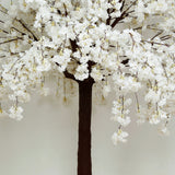 8ft Artificial Cherry Blossom Tree White – Silk Sakura Wishing Tree