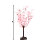 3 ft pink cherry blossom tree on a plain background