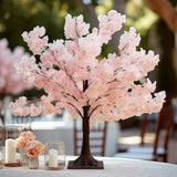 Silk Cherry Blossom Tree Centerpiece 3ft Blush – Lifelike Artificial Sakura Wishing Tree