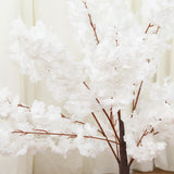 Silk Cherry Blossom Tree Centerpiece 3ft White – Lifelike Artificial Sakura Wishing Tree