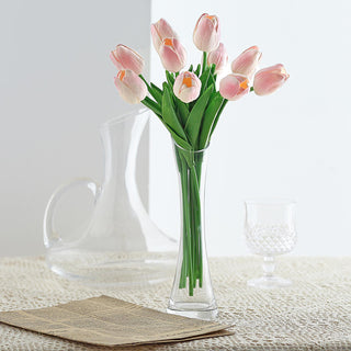 Blush Artificial Foam Tulip Flower Bouquets - Add a Touch of Elegance to Your Event Decor