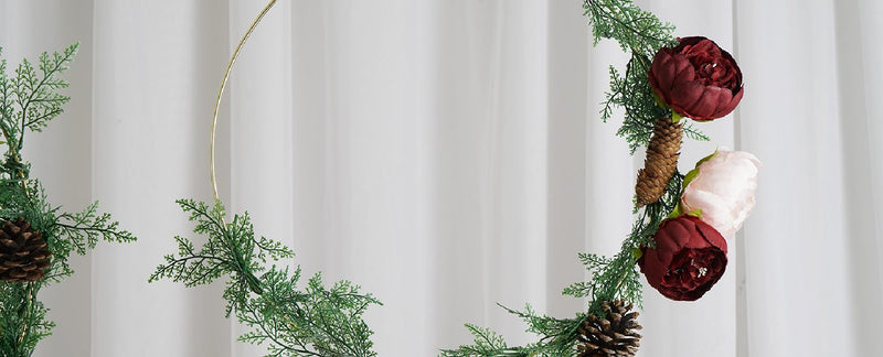 Eccentric Autumn Wreath with Vines