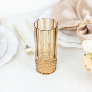 Amber Gold Shatterproof Party Cups