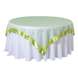 85" Overlay Embroider - Apple Green