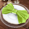 5 Pack | Apple Green Seamless Cloth Dinner Napkins, Reusable Linen | 20inchx20inch