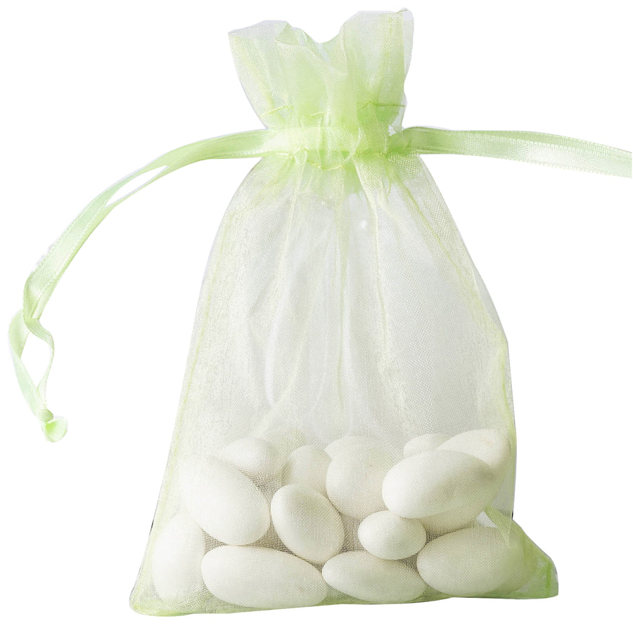 10 Pack 4"x6" Mint Organza Drawstring Wedding Party Favor Gift Bags - Clearance SALE