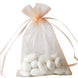 10 Pack 4"x6" Peach Organza Drawstring Wedding Party Favor Gift Bags - Clearance SALE