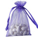 10 Pack 4"x6" Purple Organza Drawstring Wedding Party Favor Gift Bags