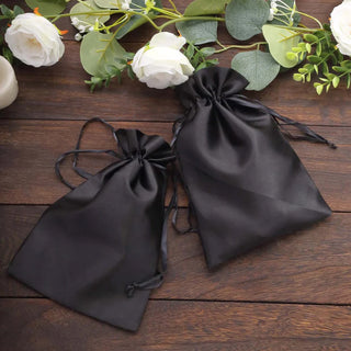 Why Choose TableclothsFactory for Black Satin Favor Bags?