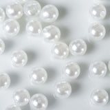 1000 Pack | 10mm Glossy White Faux Craft Pearl Beads & Vase Filler#whtbkgd