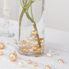 200Pcs Assorted Off White and Gold Lustrous Faux Pearl Beads Vase Fillers