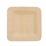 10 Pack | 9inches Eco Friendly Bamboo Square Disposable Dinner Plates#whtbkgd