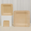 10 Pack | 9inches Eco Friendly Bamboo Square Disposable Dinner Plates