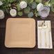 10 Pack | 7inches Eco Friendly Bamboo Square Disposable Dessert Plates