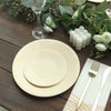 25 Pack | 6inches Eco Friendly Birchwood Wooden Dessert, Appetizer Plates