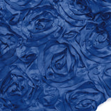 8ftx8ft Royal Blue Satin Rosette Photo Booth Event Curtain Drapes, Backdrop Window Panel#whtbkgd