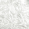 8ftx8ft White Satin Rosette Photo Booth Event Curtain Drapes, Backdrop Window Panel#whtbkgd